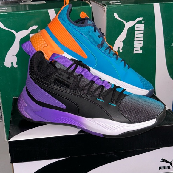 Puma “Uproar ASG Fade” Men’s Size 11 US *New with og Box” Purple/Orange - Picture 9 of 10